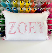 Load image into Gallery viewer, Pure Linen Name Pillow