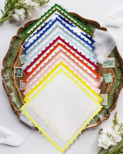Load image into Gallery viewer, Hand Edged Cocktail Napkin set No. 45