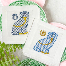 Load image into Gallery viewer, Stafforshire Dog Napkin Set