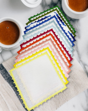 Load image into Gallery viewer, Kiss Hand Edged Napkin set
