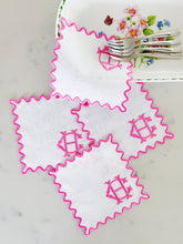Load image into Gallery viewer, Scallop Cocktail Napkins
