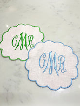 Load image into Gallery viewer, Scalloped Cocktail Napkins Set #28